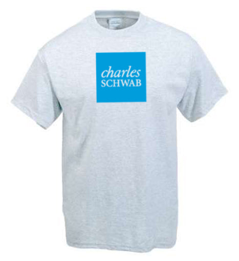 CHARLES SCHWAB Brokerage Firm T-shirt