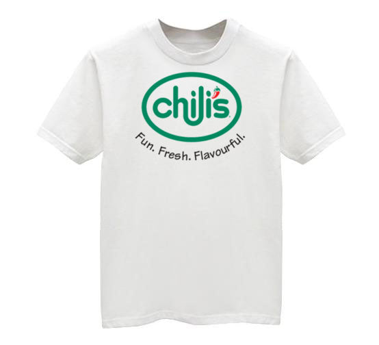 CHILI'S Grill & Bar restaurant t-shirt