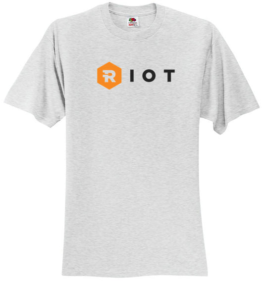 RIOT Platforms blockchain t-shirt