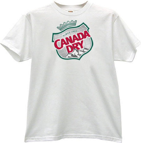 CANADA DRY Ginger Ale soft drink t-shirt